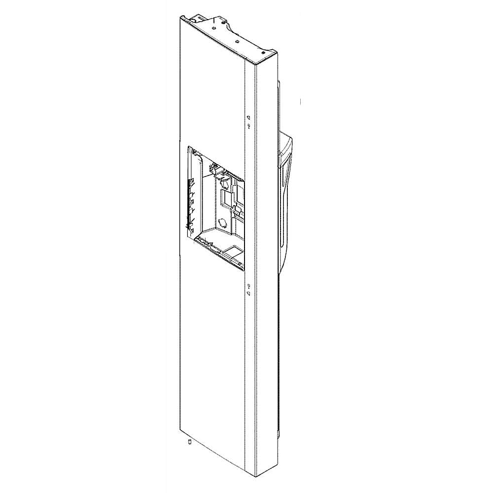 Part #add74296443, Kenmore Refrigerator Freezer Door Assembly / 73.00 x 20.00 x 16.00
