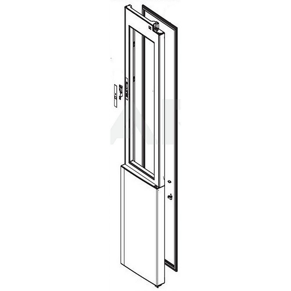 Part #add74296532, Refrigerator Convenience Door Inner Frame Assembly