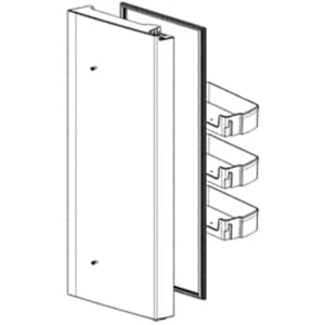 Refrigerator Convenience Door Assembly ADD74296705