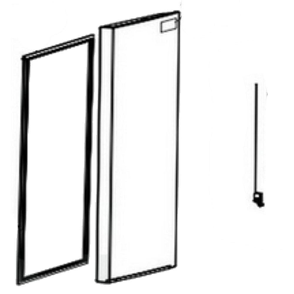 Part #add74296736, Lg Refrigerator Convenience Door Outer Panel Assembly / 74.00 x 22.93 x 6.29