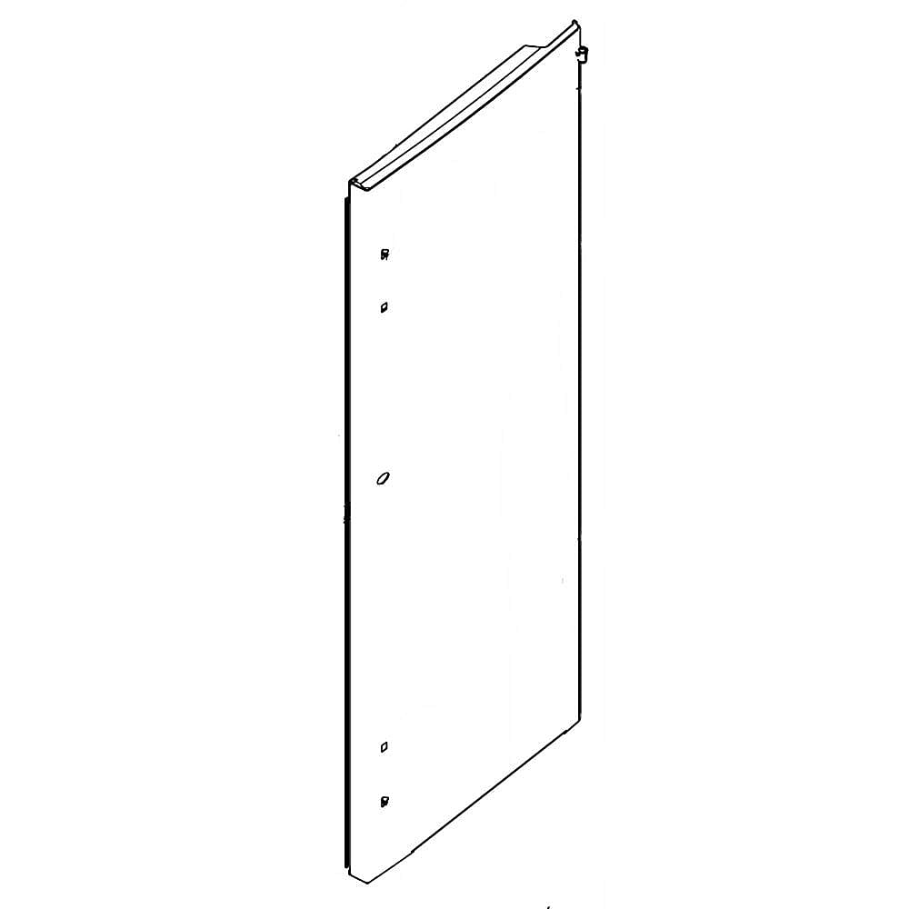 Part #add74296815, Refrigerator Convenience Door Outer Panel Assembly / 46.25 x 23.50 x 9.50