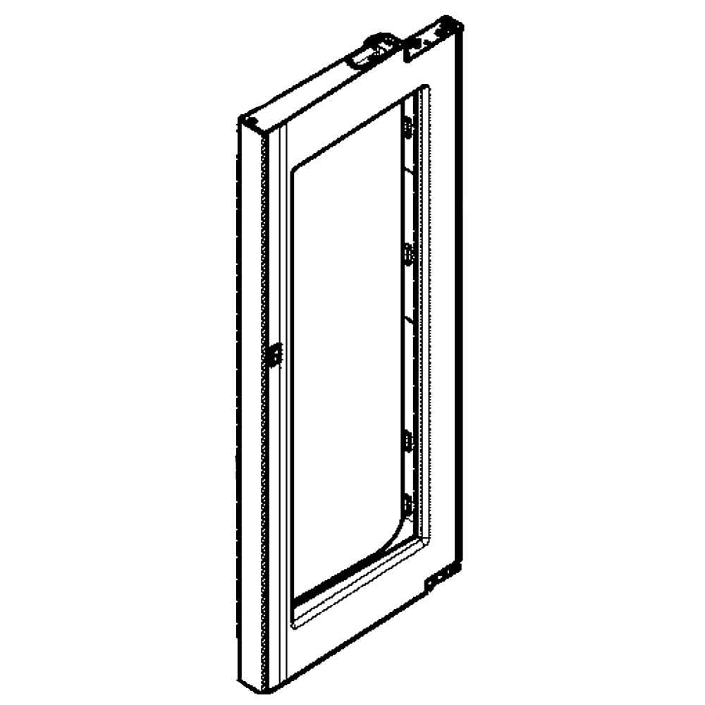 Part #add74296916, Refrigerator Convenience Door Inner Frame