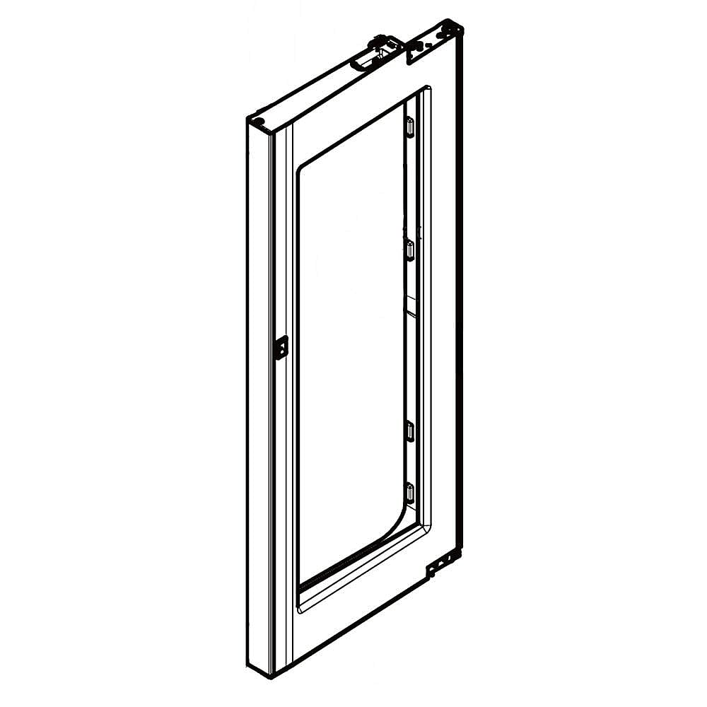 Part #add75775804, Kenmore Refrigerator Convenience Door Inner Frame / 47.82 x 24.82 x 9.71