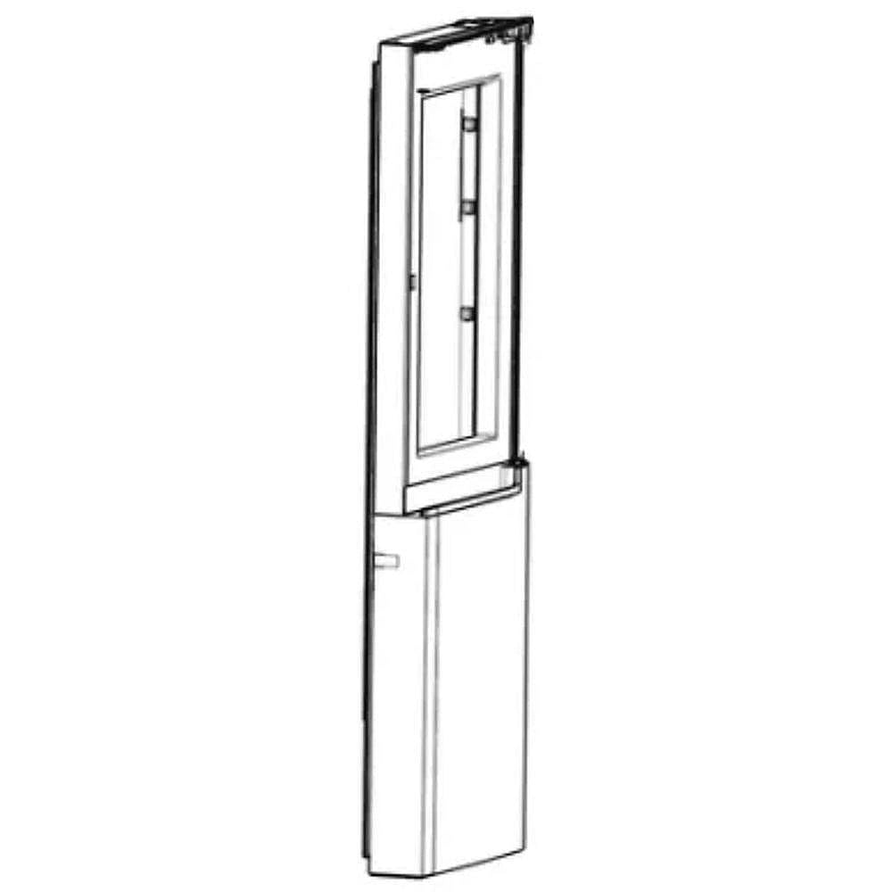 Part #add76416301, Refrigerator Convenience Door Inner Frame Assembly / 26.00 x 25.00 x 9.38