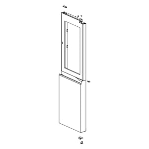 Lg Refrigerator Convenience Door Inner Frame Assembly ADD76421201