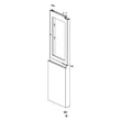Lg Refrigerator Convenience Door Inner Frame Assembly ADD76421201