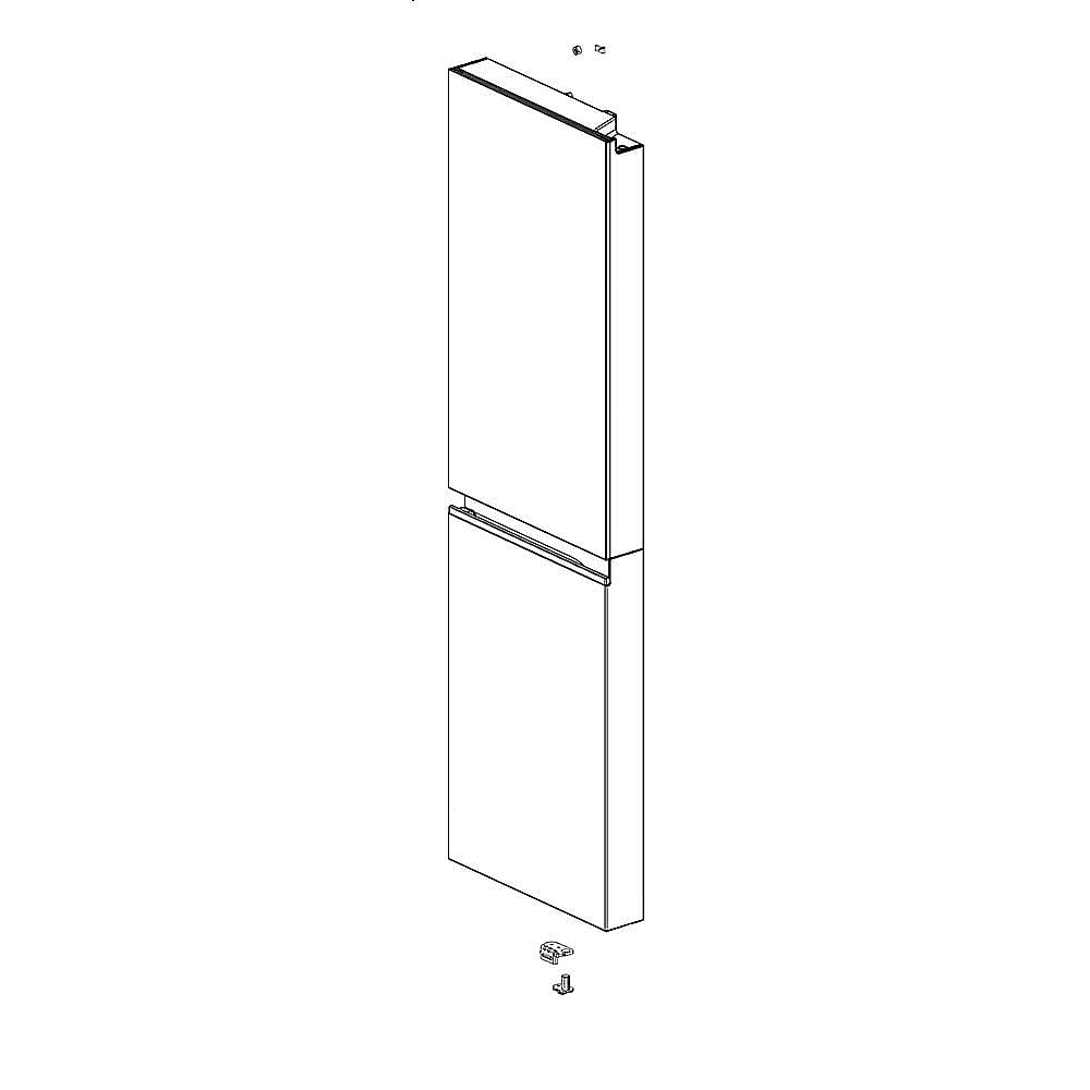 Part #add76421206, Lg Refrigerator Door Assembly / 74.00 x 26.00 x 10.00