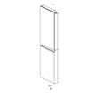 Lg Refrigerator Door Assembly for LG LRSXC2306S/00 - Part ADD76421206