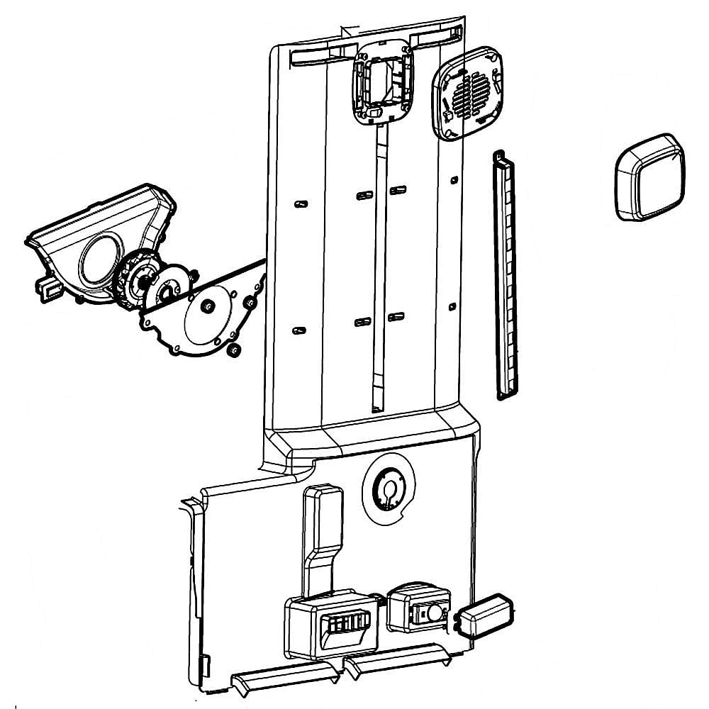 Refrigerator Evaporator Cover Assembly