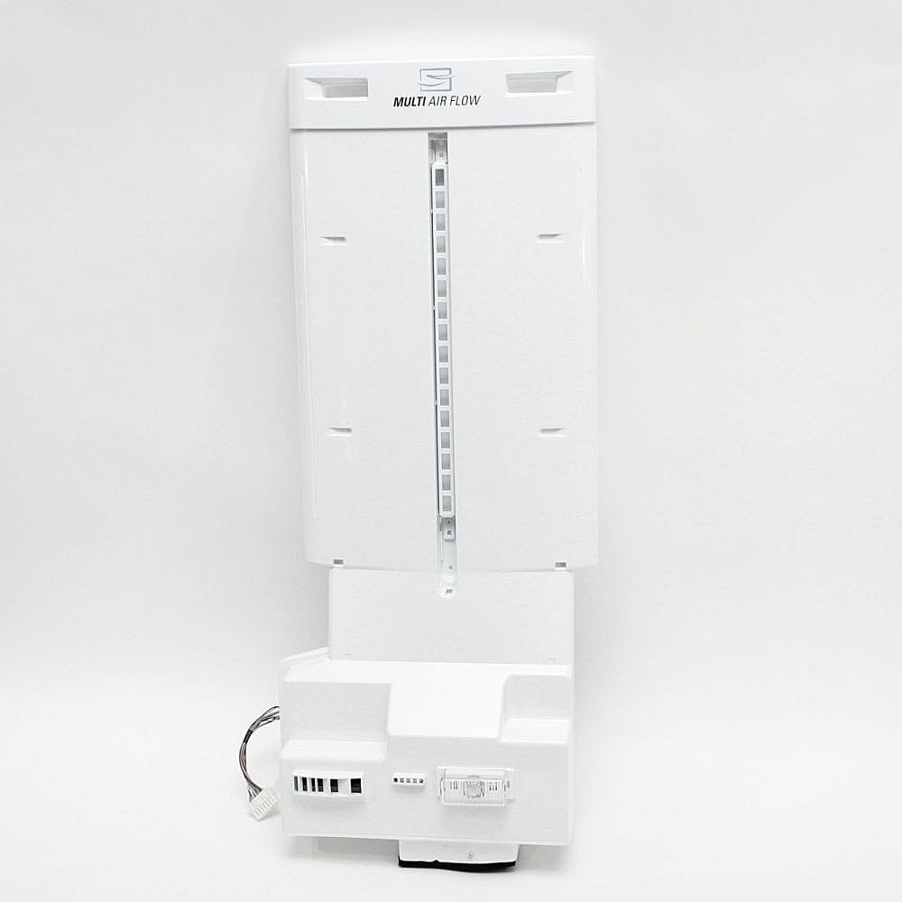 Photo of GE Part #adj73592101, Refrigerator Air Duct Cover And Fan Assembly from Repair Parts Direct