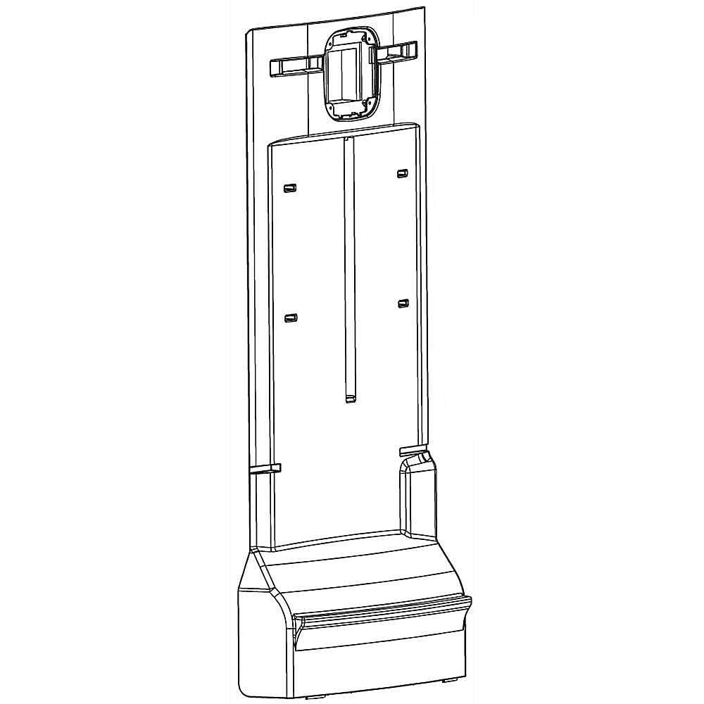 Photo of GE Part #adj73712902, Refrigerator Air Duct And Cover Assembly from Repair Parts Direct