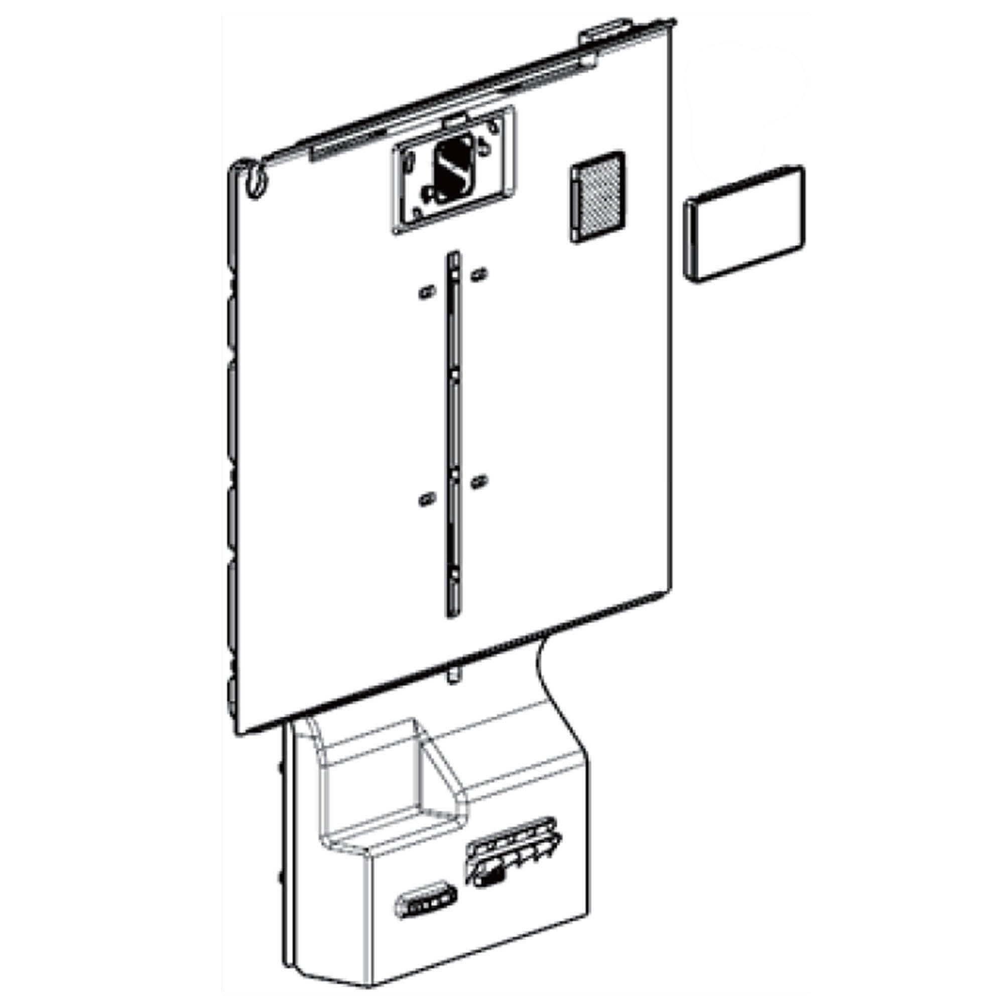 Part #adj74812516, Refrigerator Air Duct And Cover Assembly / 11.00 x 32.00 x 38.00