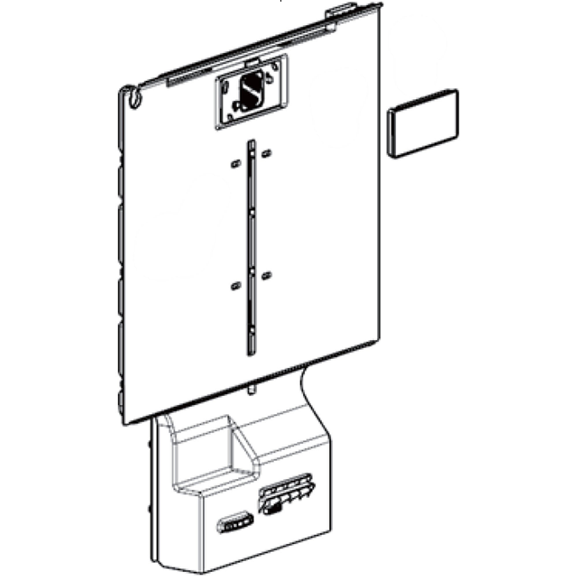 Part #adj74812531, Refrigerator Air Duct And Cover Assembly / 39.00 x 32.00 x 9.00
