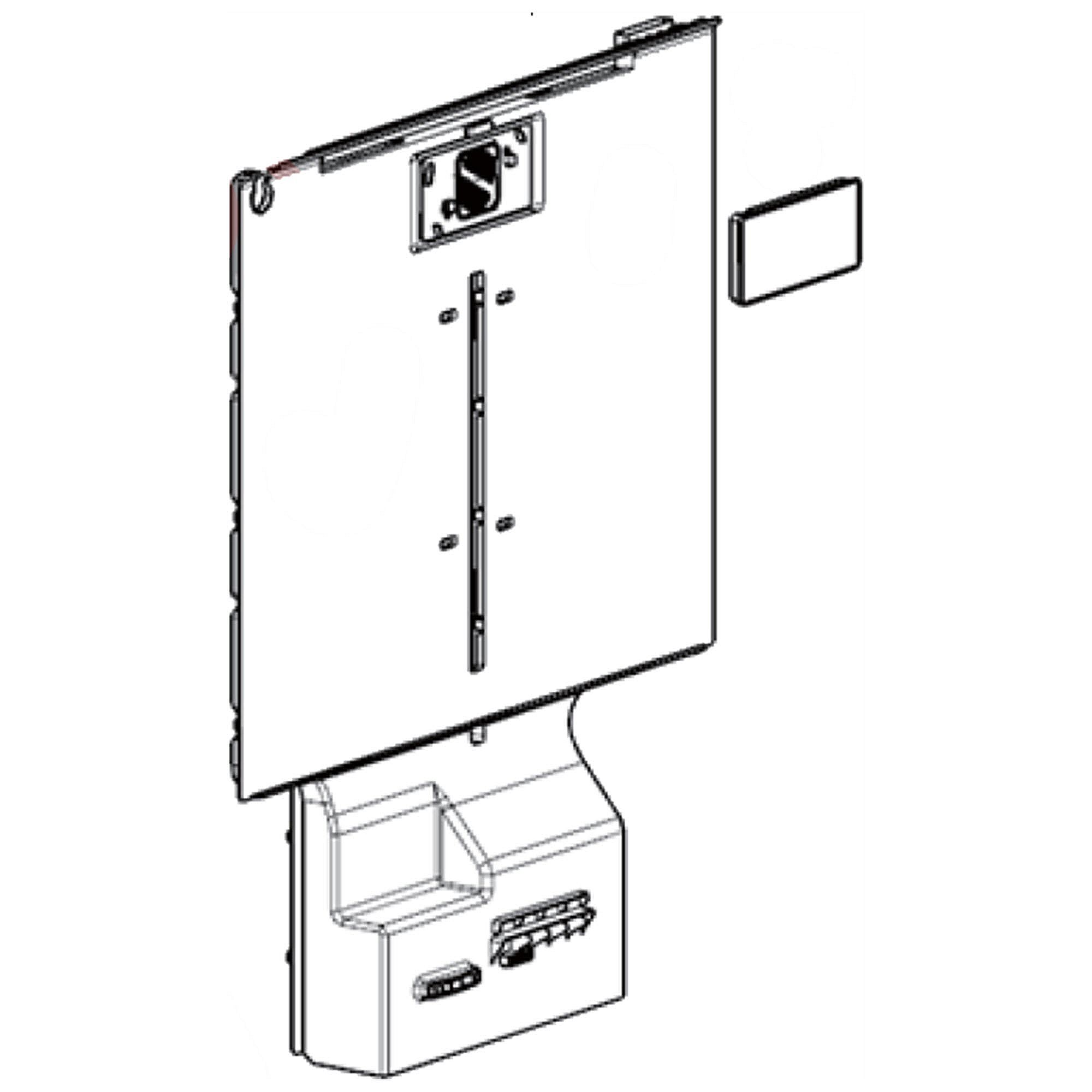 Part #adj74812544, Refrigerator Air Duct And Cover Assembly (Replaces Adj74812501, Adj74812515)