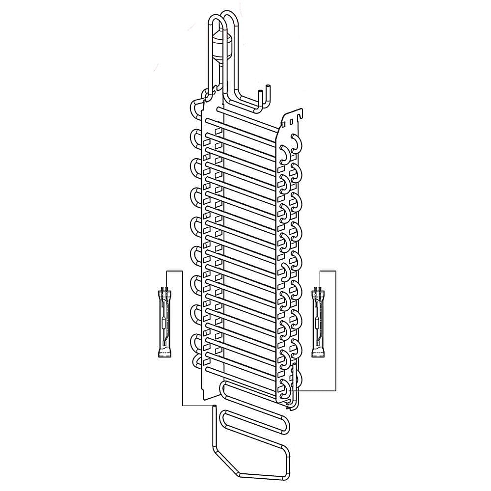 Kenmore Part #adl73901333, Refrigerator Evaporator Assembly | 39.90 x 20.04 x 10.18