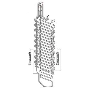 Refrigerator Evaporator Assembly (replaces Adl73901318) ADL73901333