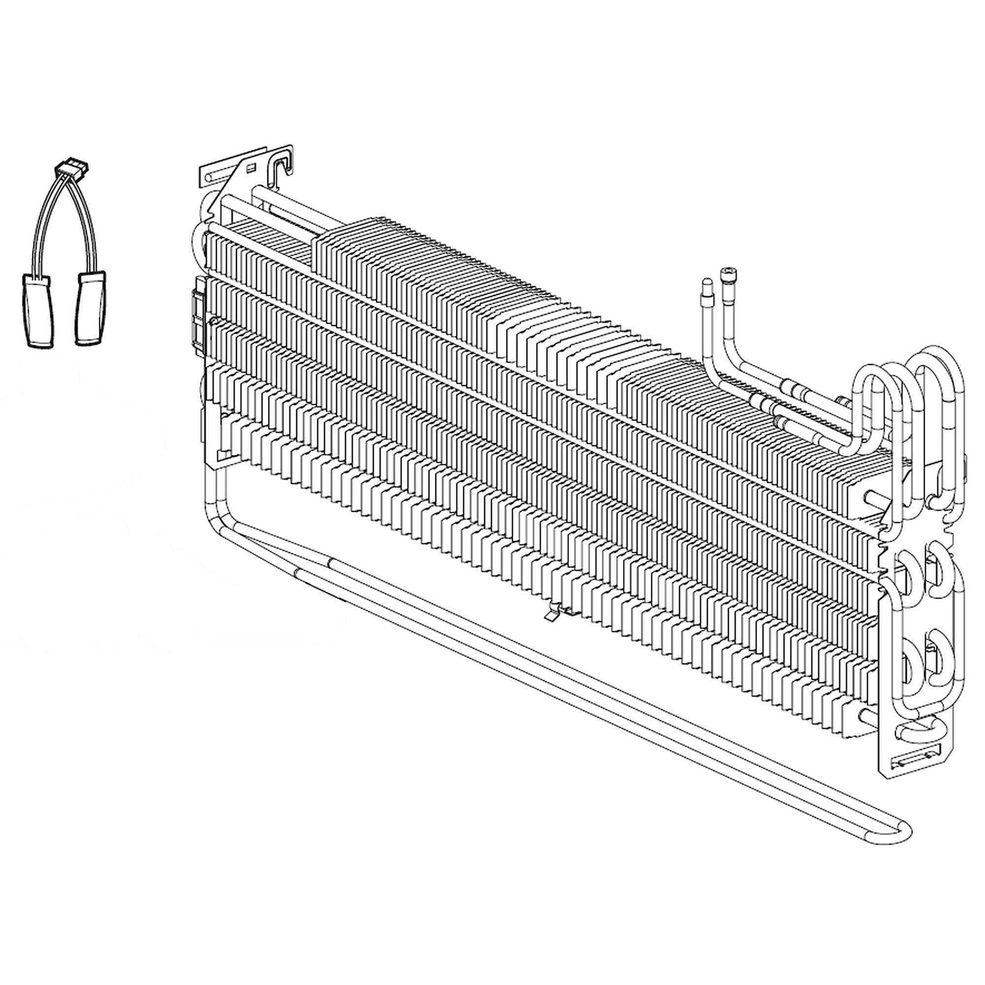 Part #adl76320901, Evaporator A / 32.47 x 18.58 x 8.68