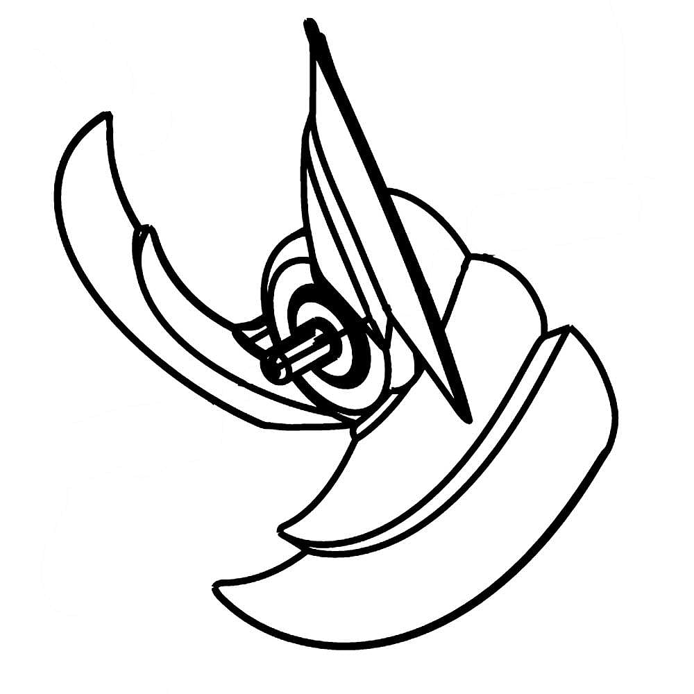 Refrigerator Condenser Fan Blade