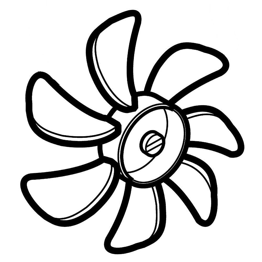 Refrigerator Evaporator Fan Blade