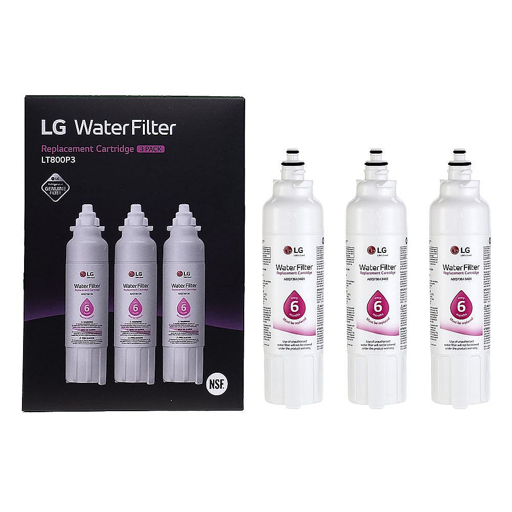 LG LT800P Refrigerator Water Filter, 3-pack ADQ73613409 parts