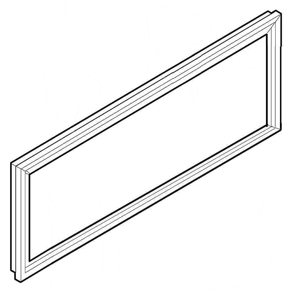 LG Part #adx62356421, Refrigerator Freezer Door Gasket, Lower