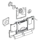 Refrigerator Freezer Evaporator Cover and Fan Assembly