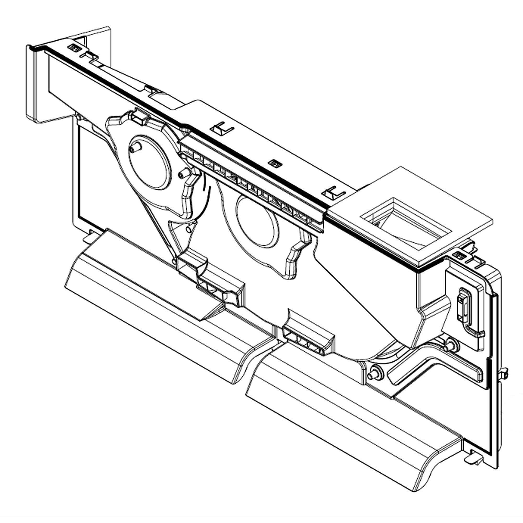 LG Part #aeb76044902, Grille Assembly, fan