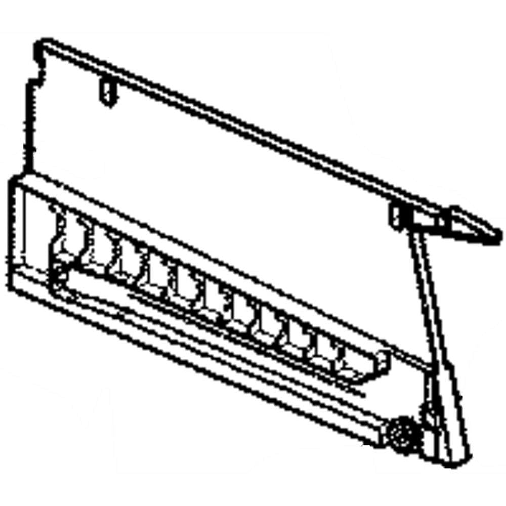 Part #aec73317503, Refrigerator Crisper Drawer Slide Rail, Center / 19.71 x 16.71 x 6.71