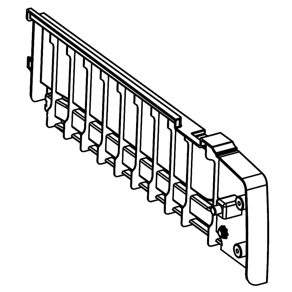 Refrigerator Drawer Slide Rail, Left