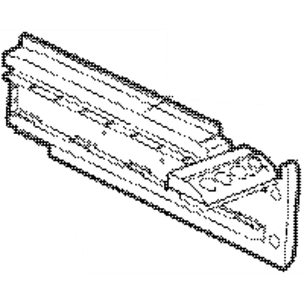 Part #aec73438104, Refrigerator Pantry Drawer Slide Rail, Right