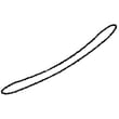 Refrigerator Door Handle Assembly for Kenmore 79576204901 - Part AED37133222
