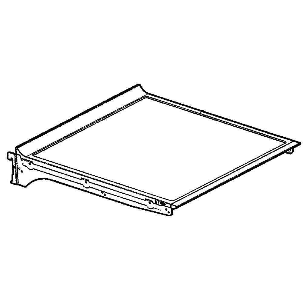 Part #aht73233921, Refrigerator Glass Shelf / 26.00 x 18.00 x 8.00