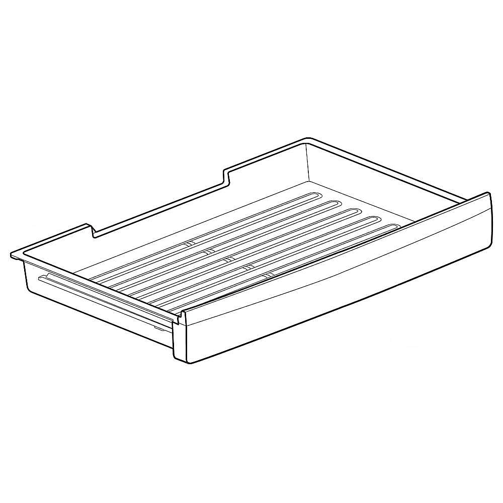 Photo of GE Part #ajp72909603, Refrigerator Deli Drawer from Repair Parts Direct