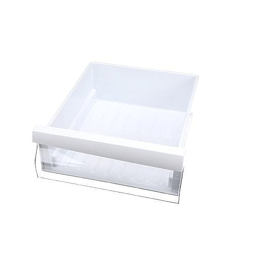 Kenmore Part #ajp73374608, Lg Refrigerator Crisper Drawer | 24.52 x 18.30 x 15.96