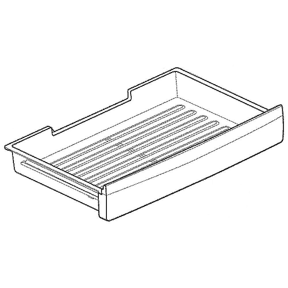 Part #ajp73574802, Refrigerator Pantry Drawer / 34.19 x 25.13 x 8.63
