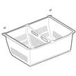 Refrigerator Freezer Drawer, Lower for LG LFXS26973S/02 - Part AJP73594404