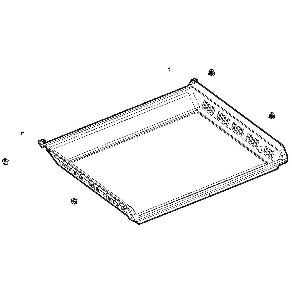 Part #ajp73714702, Refrigerator Freezer Tray / 38.27 x 30.55 x 8.00