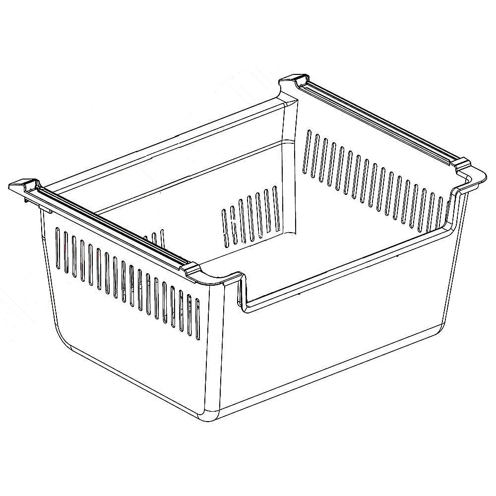 Kenmore Part #ajp73895501, Refrigerator Freezer Drawer | 36.00 x 33.00 x 16.50