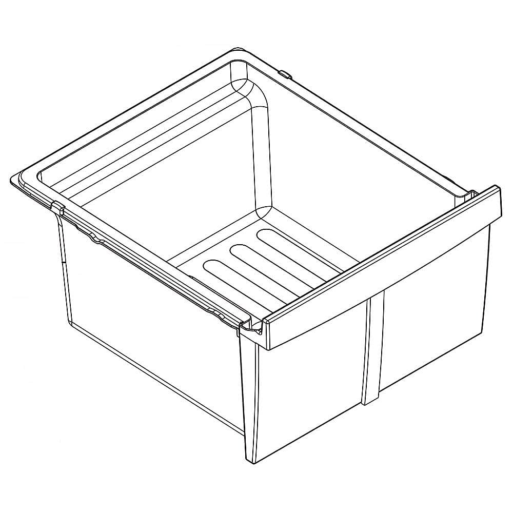 Part #ajp74434601, Refrigerator Crisper Drawer (Replaces Ajp72994801)