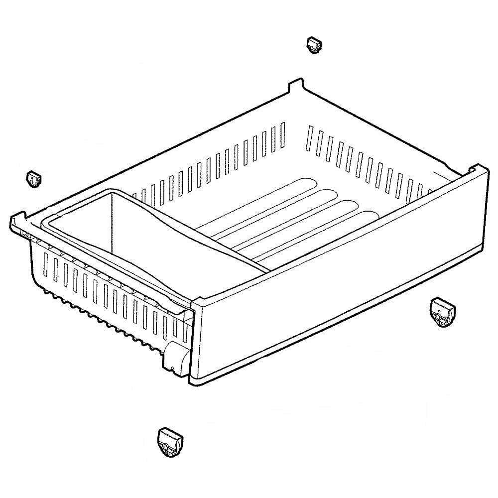 Part #ajp75234902, Refrigerator Freezer Tray Assembly / 31.50 x 28.50 x 9.00
