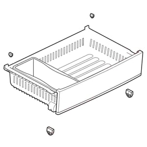 Refrigerator Freezer Drawer Assembly AJP75234906