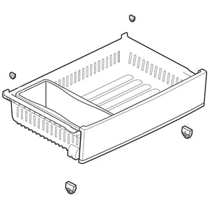 Refrigerator Crisper Drawer Assembly AJP75234901