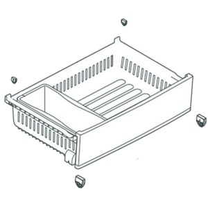 Refrigerator Freezer Tray Assembly AJP75234921