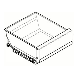 Refrigerator Crisper Drawer, Left (replaces Ajp75235005) AJP75235002