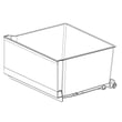 Tray Assy,ve for LG LRFCS2503S/00 - Part AJP75235023