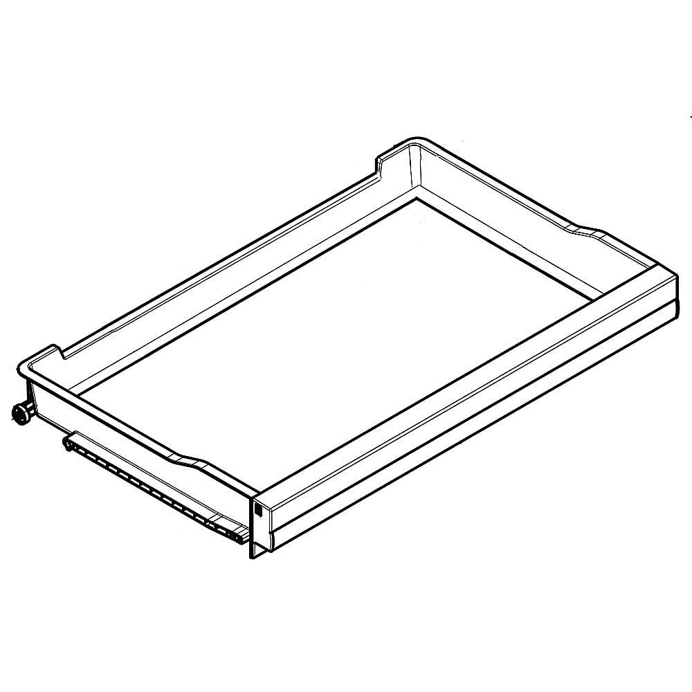 Photo of LG Part #ajp75235110, Refrigerator Deli Drawer | 37.22 x 28.33 x 8.89 from Repair Parts Direct