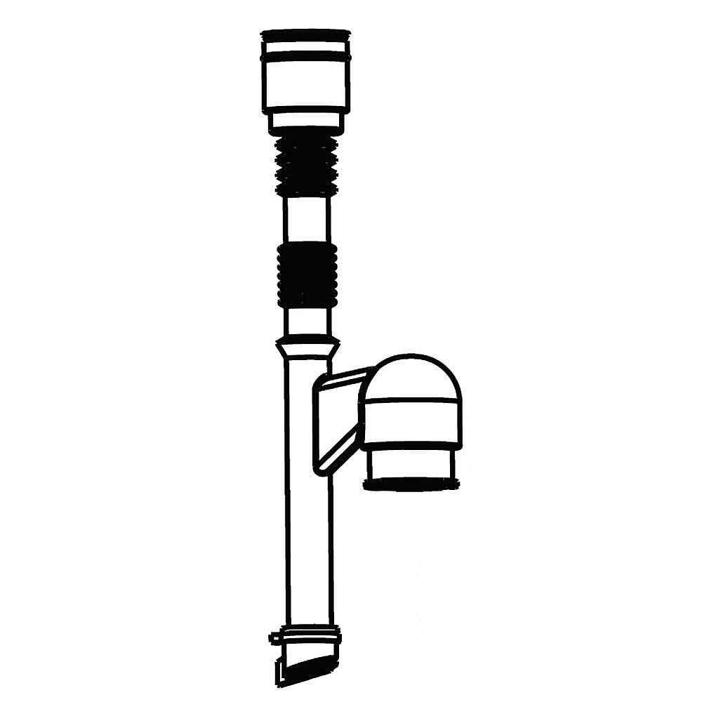 Part #ajr74166103, Refrigerator Drain Tube (Replaces Ajr74166101) / 13.51 x 10.74 x 3.98