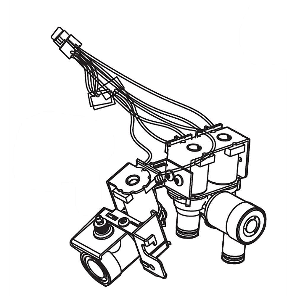 Kenmore Elite Refrigerator Water Inlet Valve AJU34125568 parts Sears