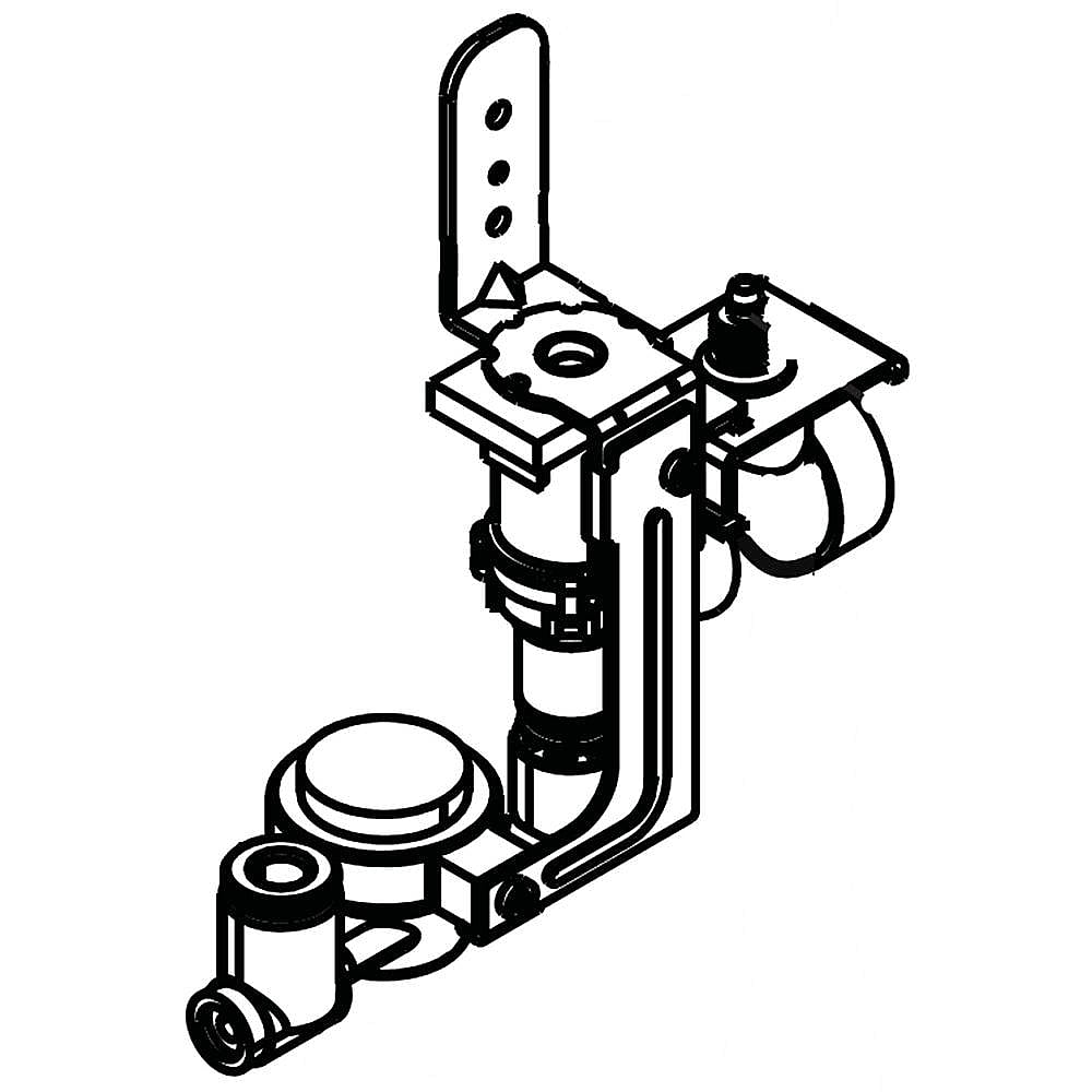 Part #aju73212901, Refrigerator Water Valve / 8.00 x 7.00 x 6.00
