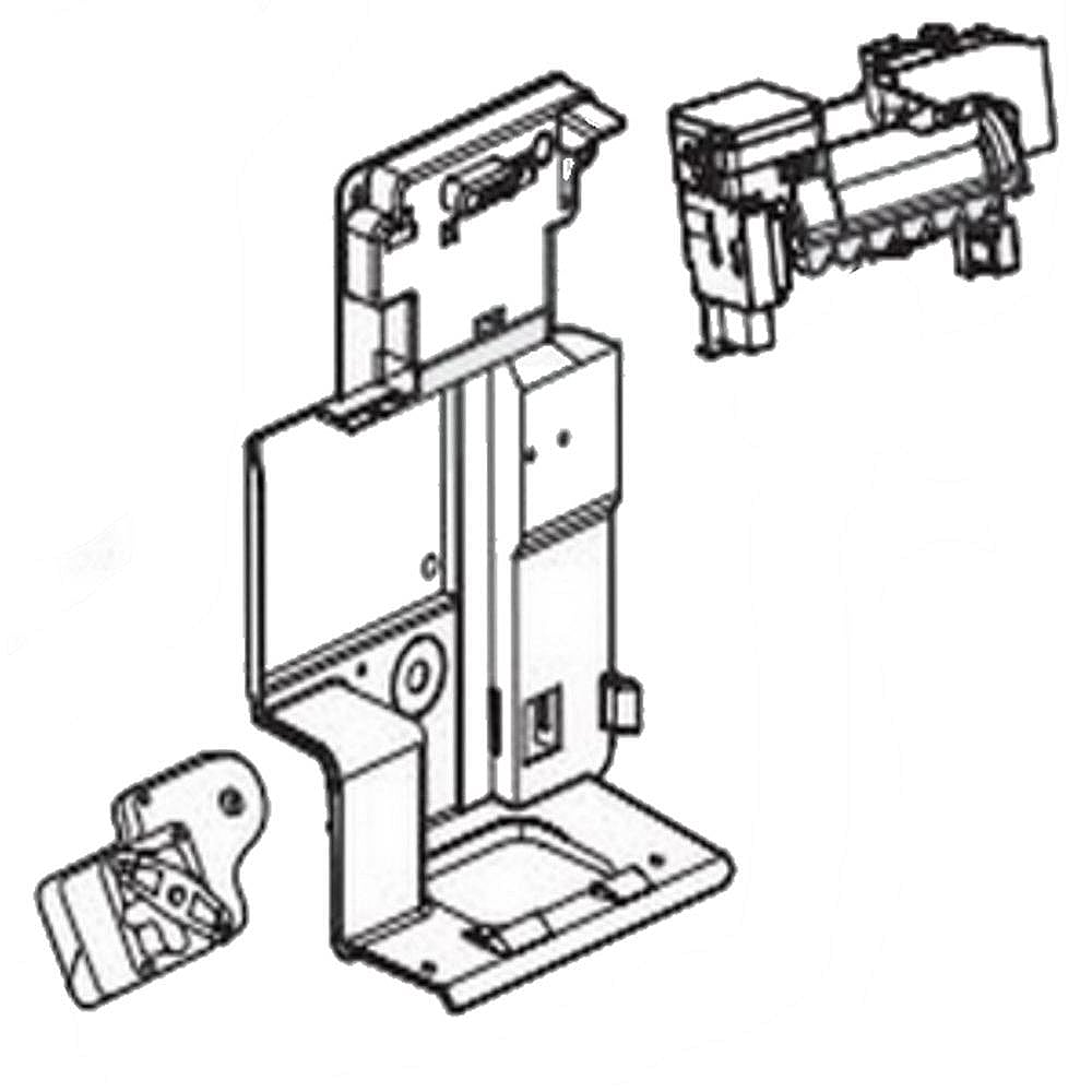 Part #eau61843002, Refrigerator Ice Maker And Auger Motor Assembly (Replaces Ebs61443382) / 23.32 x 16.52 x 10.36